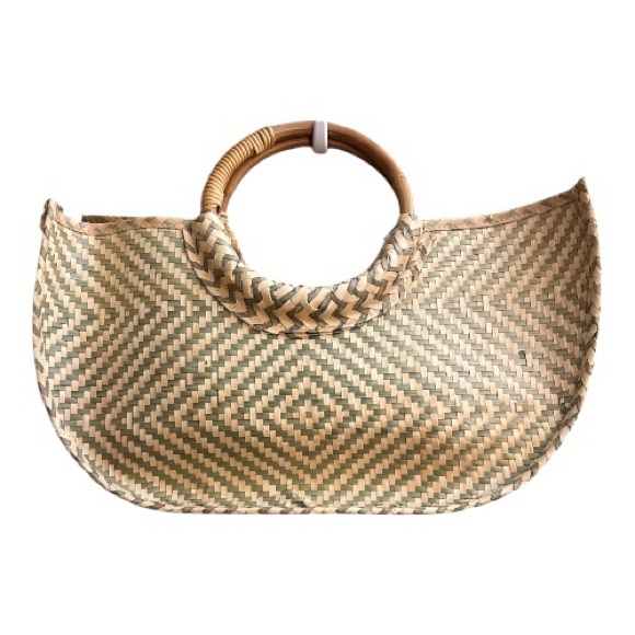 Handbags - Straw Woven Satchel